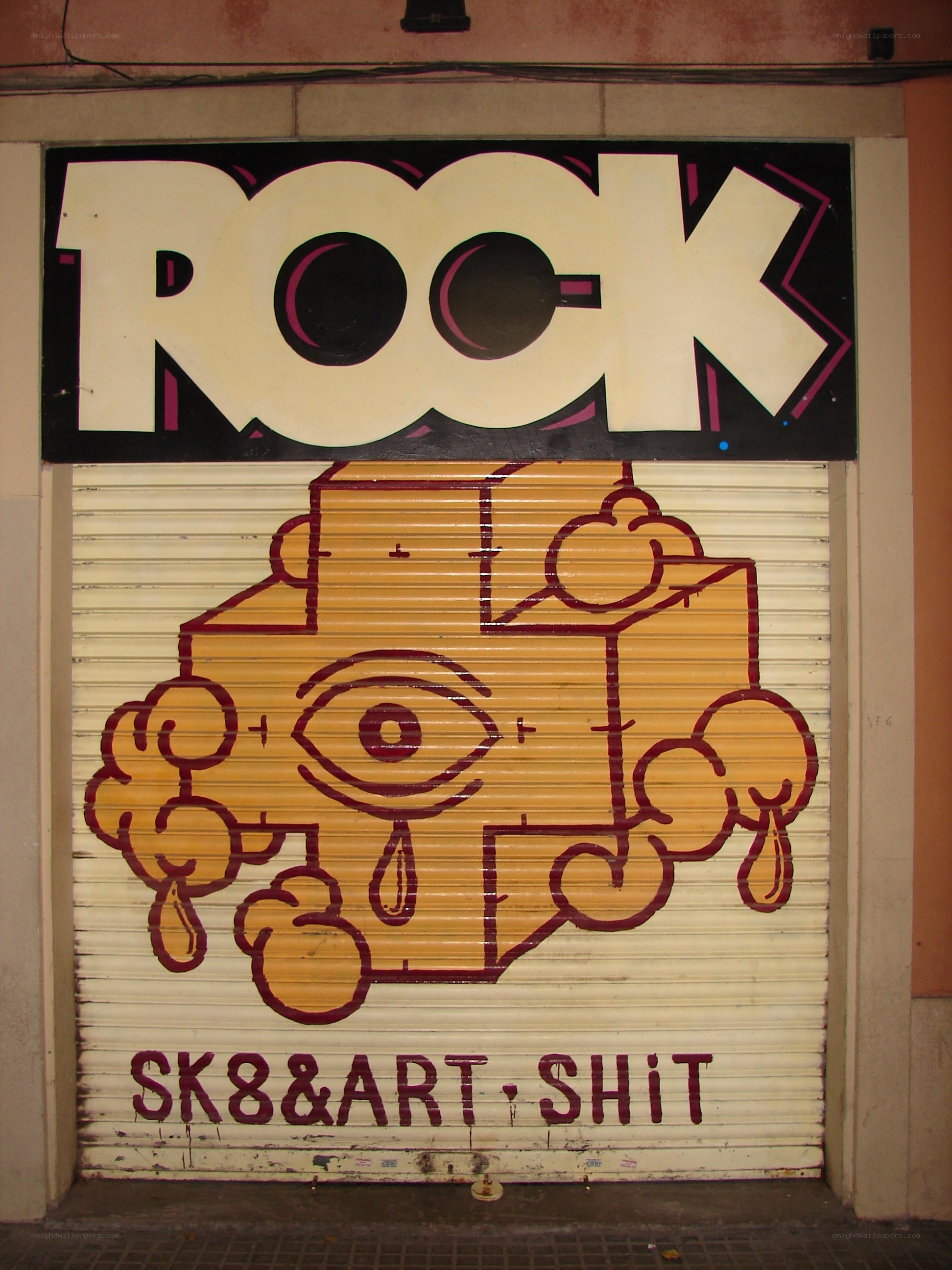 Rock shop graffiti art