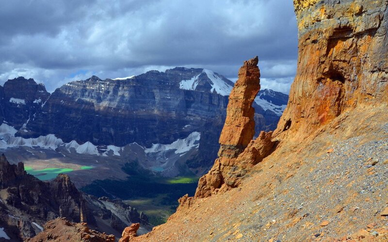 Rock Spire in Mountains