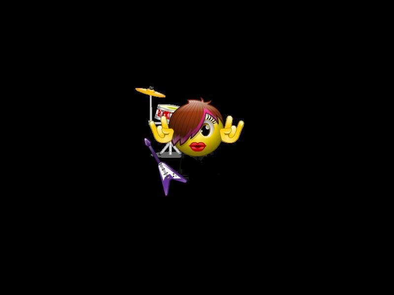 rock star emoji character