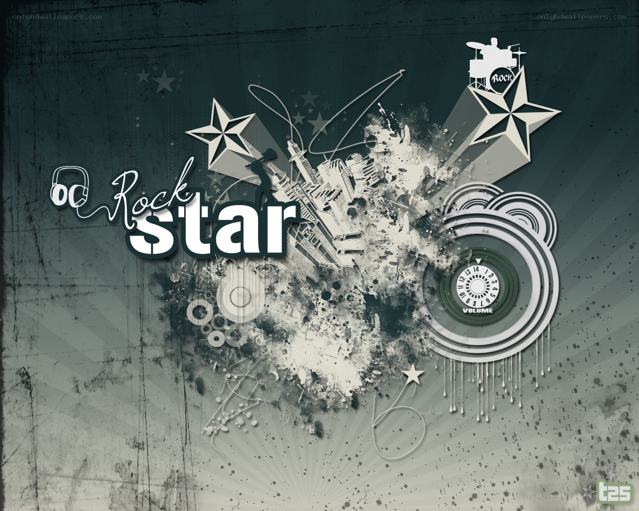 rock star music wallpaper