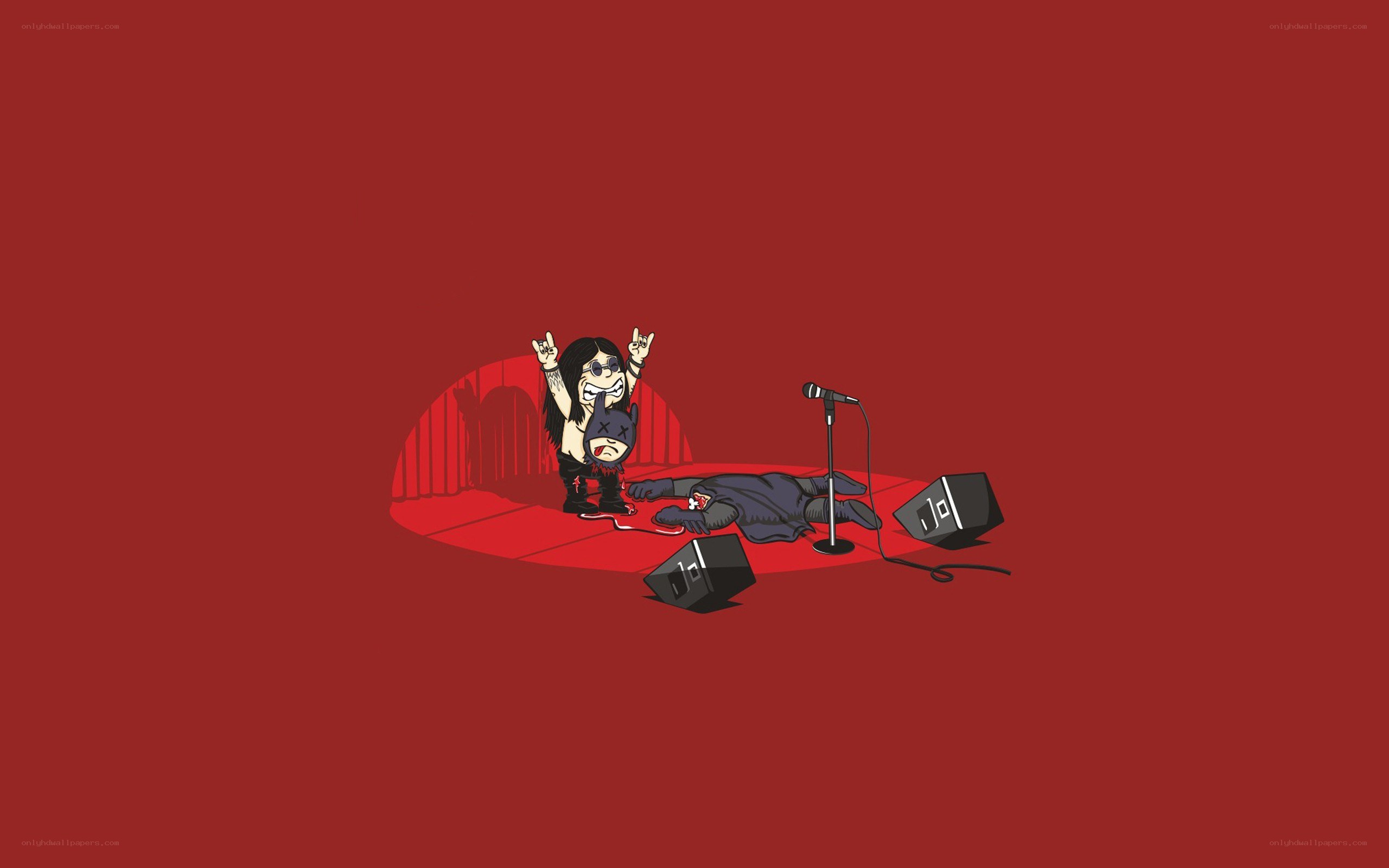 rock star on stage with fallen figure
