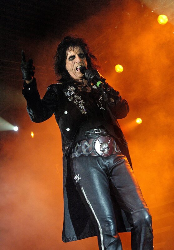 rock star performing on stage