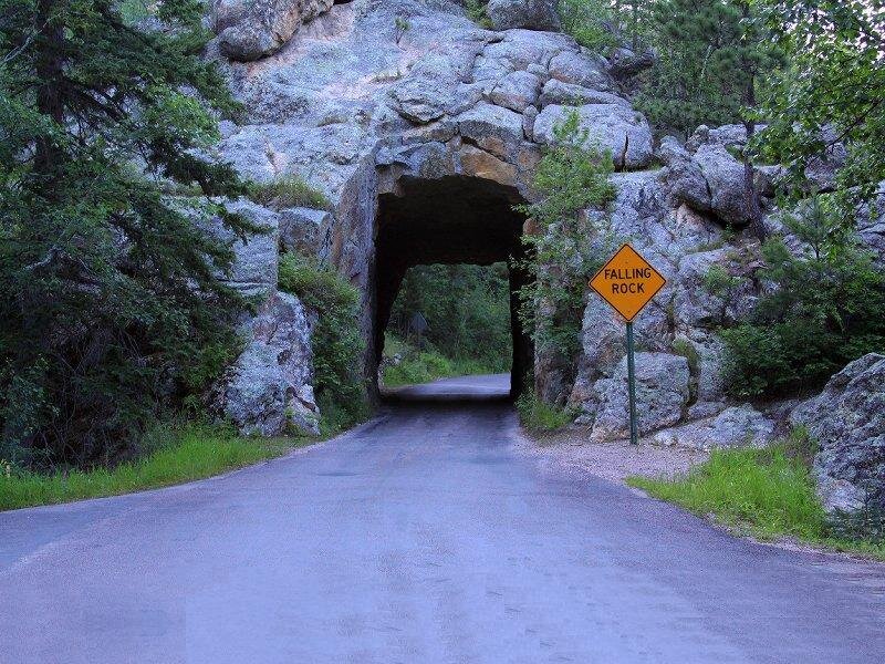 Rock Tunnel on Road