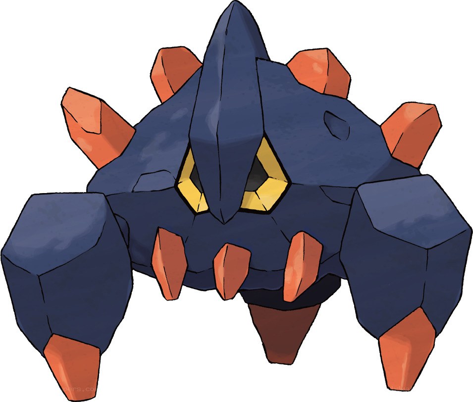 Rock-type Pokémon with sharp spikes