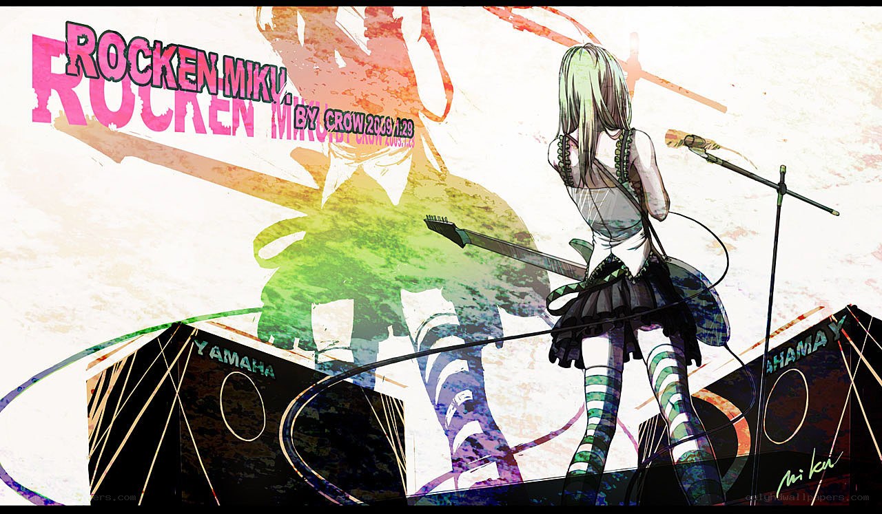 Rocken Miku performance art