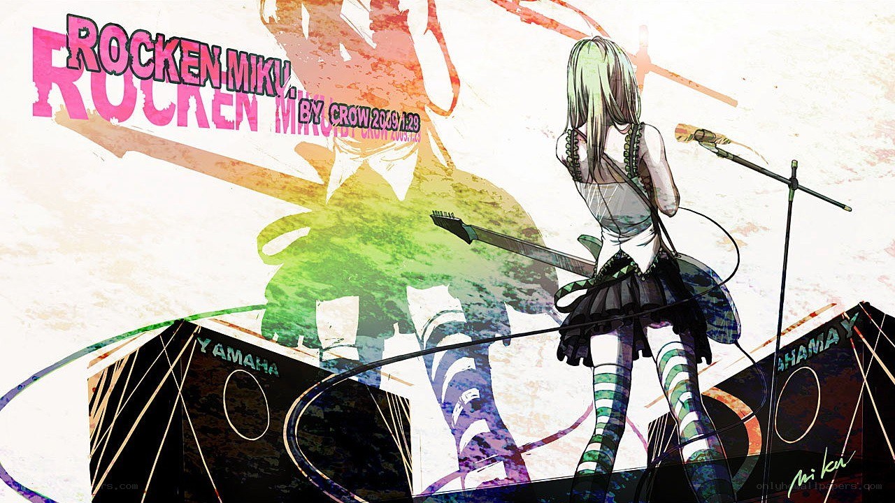 Rocken Miku performance art