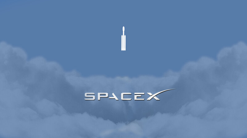 Rocket Above Clouds