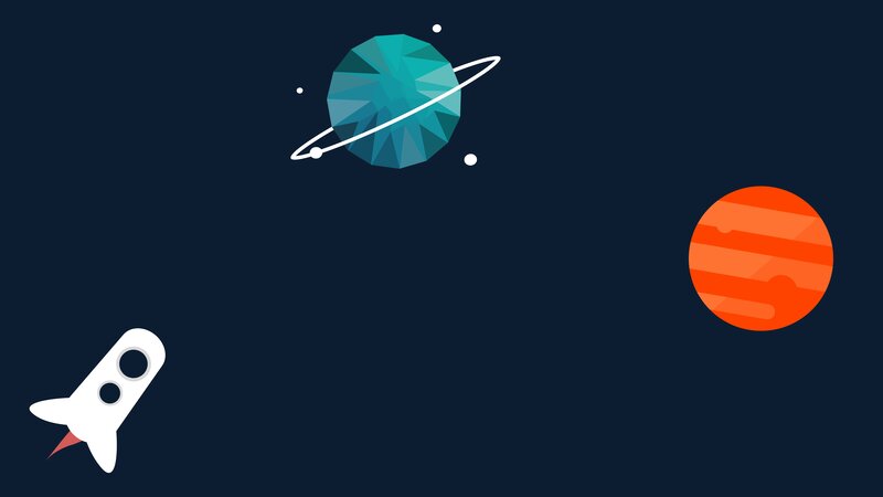 Rocket and Planets