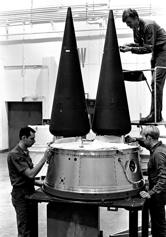 Rocket assembly in progress