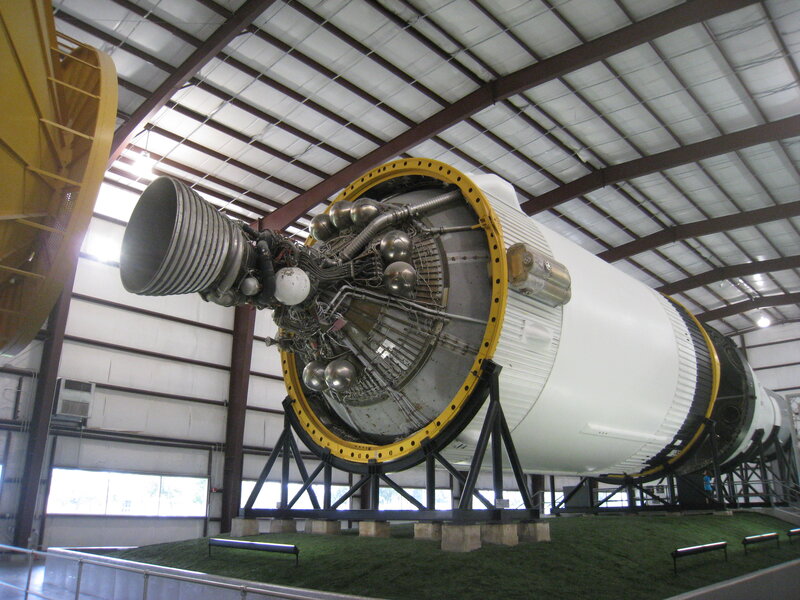 Rocket Engine Display — White