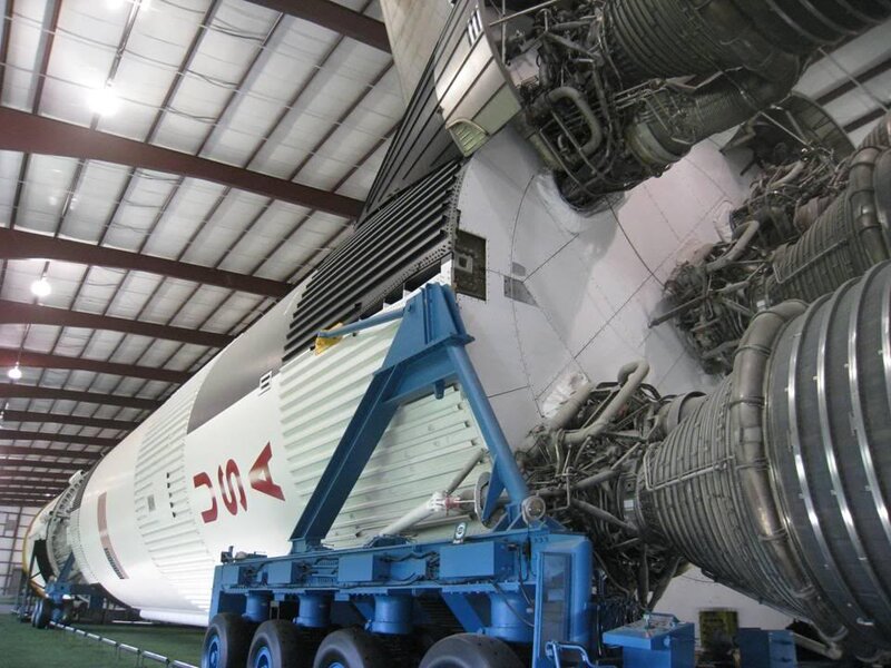 Rocket Engine in Hangar