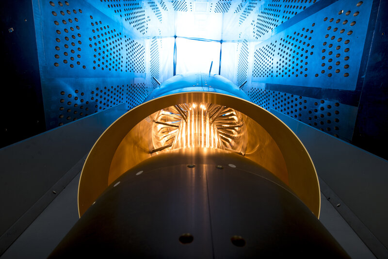 Rocket Engine Nozzle — Blue