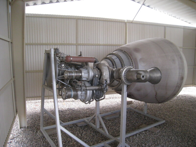Rocket Engine on Display — Gray
