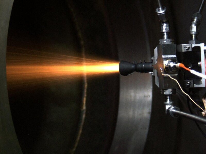 Rocket Engine Test — Black, Dramatic