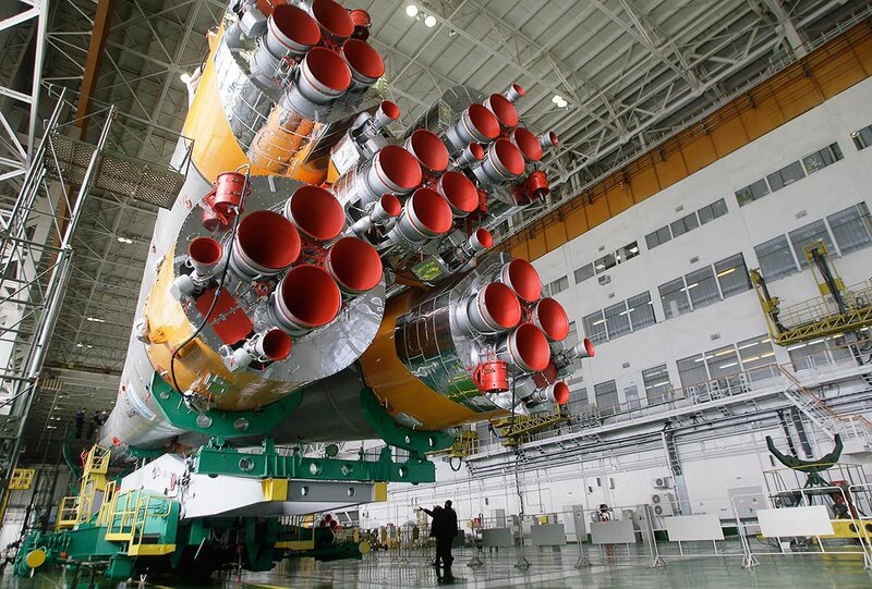 Rocket in assembly hall