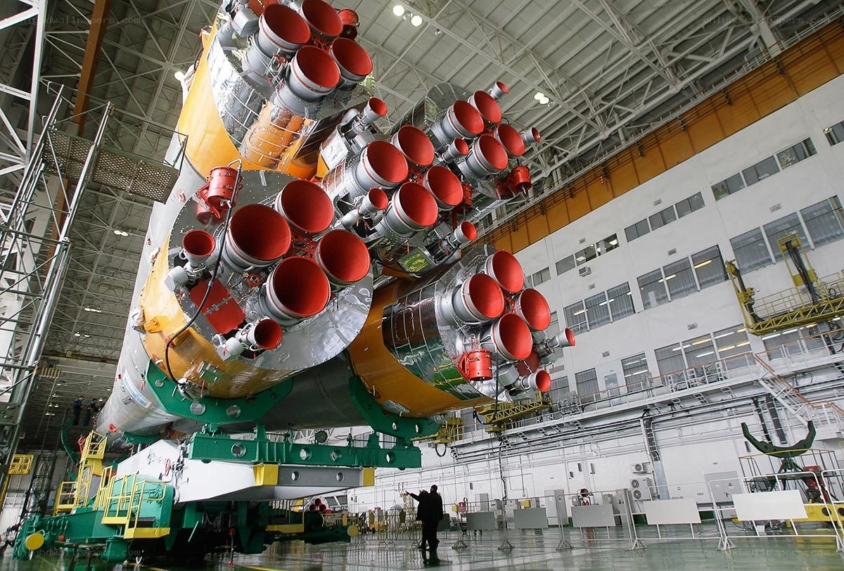 Rocket in assembly hall