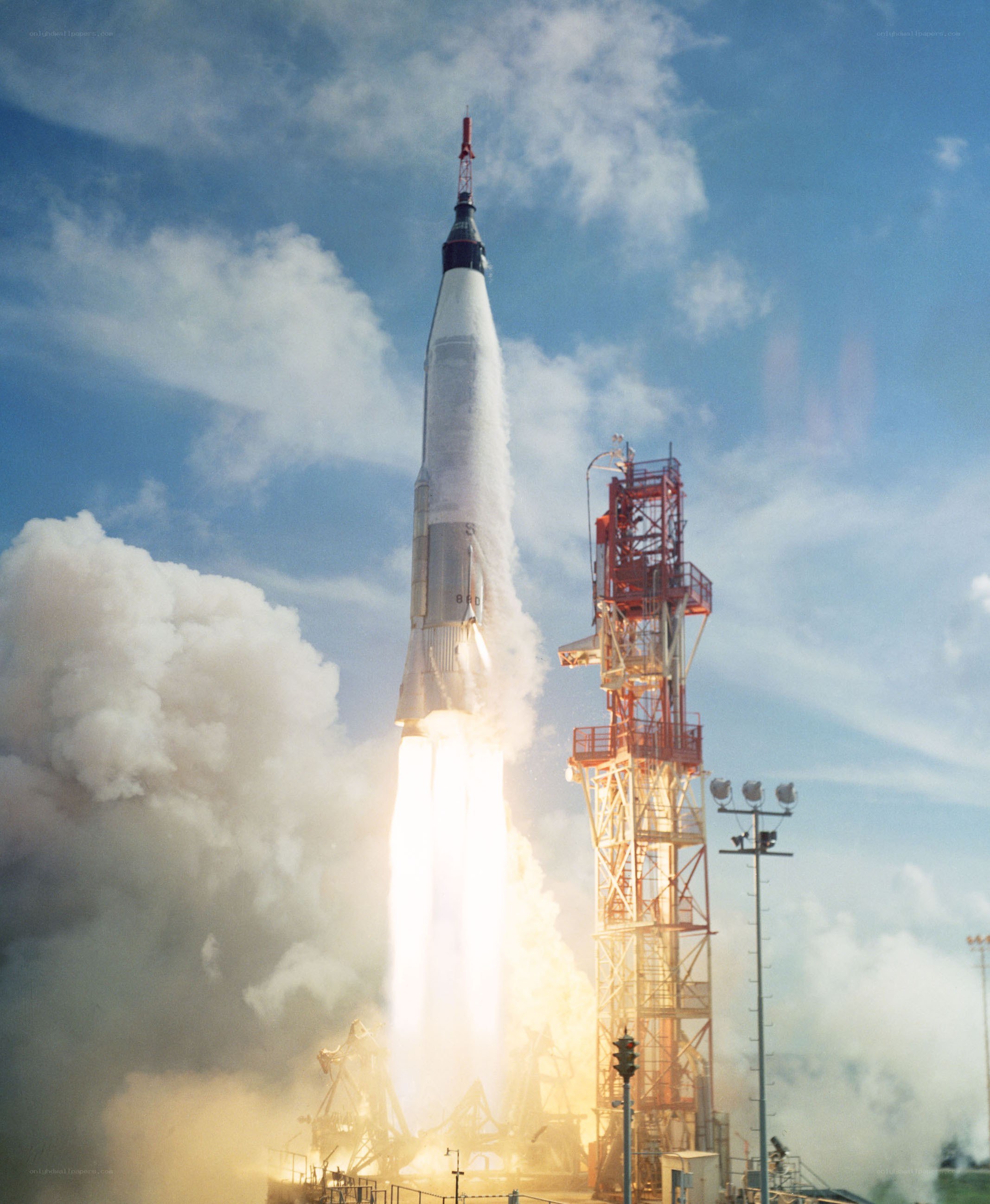 rocket launch at Cape Canaveral
