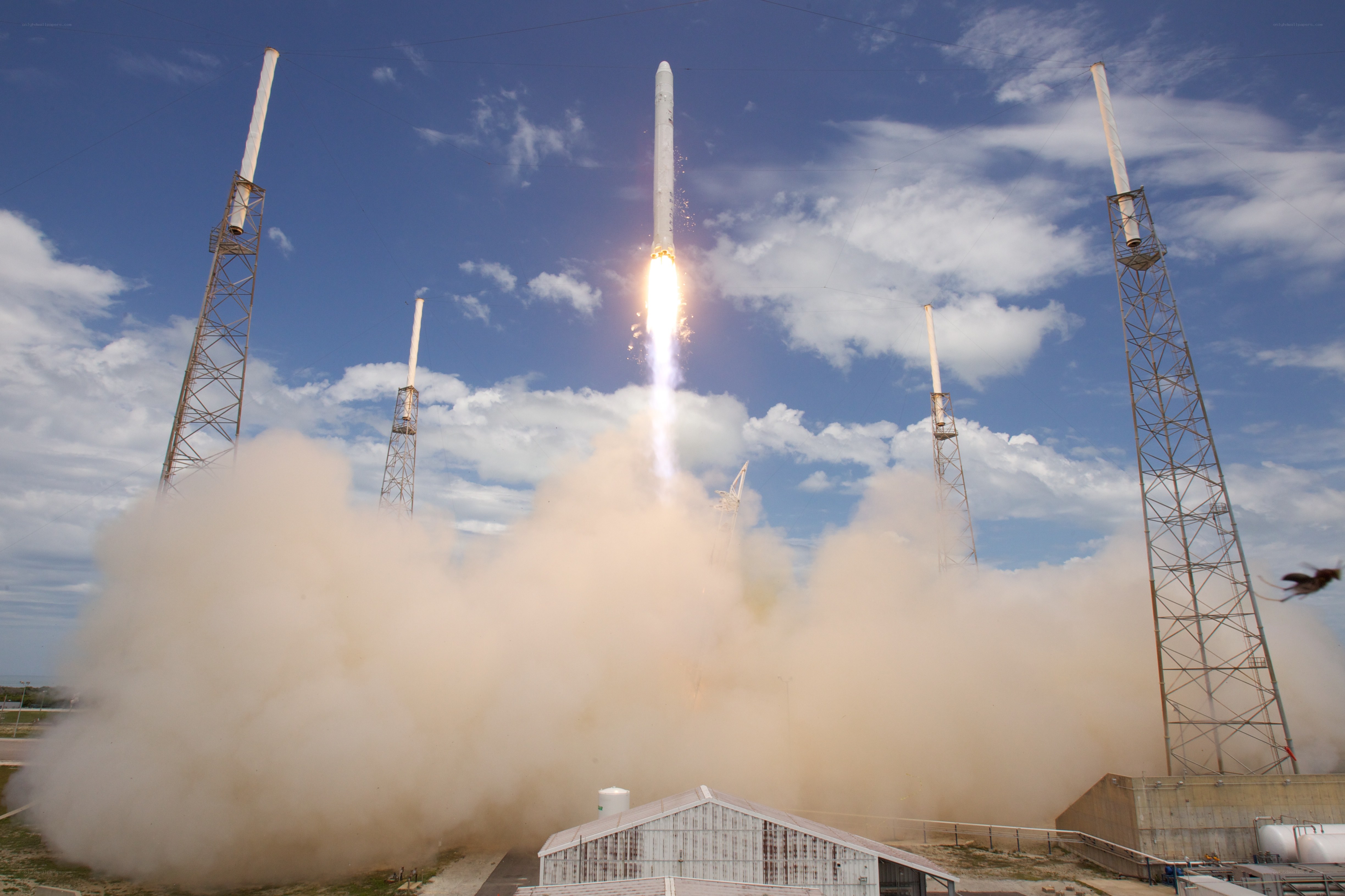 Rocket launch at Cape Canaveral