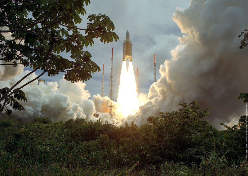 Rocket launch at Kourou