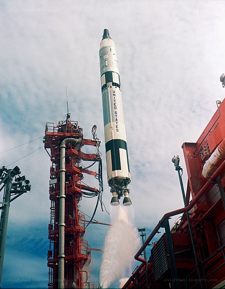 rocket launch at pad