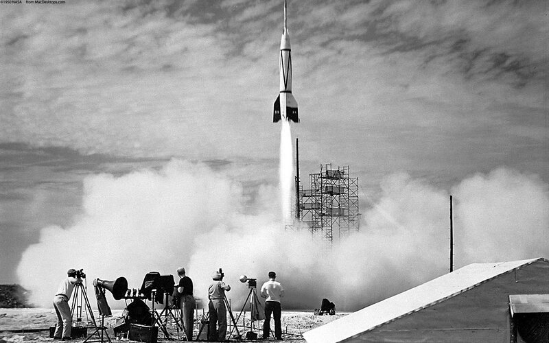 Rocket Launch — Black, Dramatic, Photograph