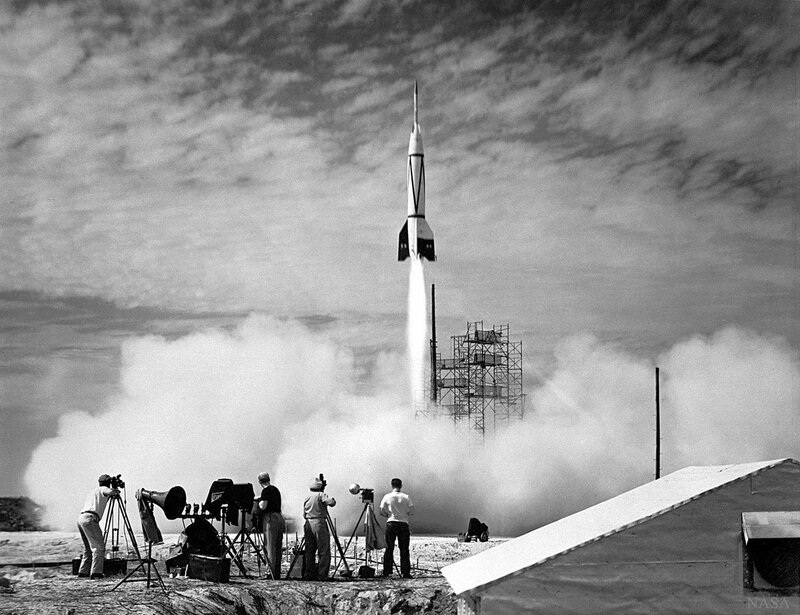 Rocket Launch — Black, Dramatic