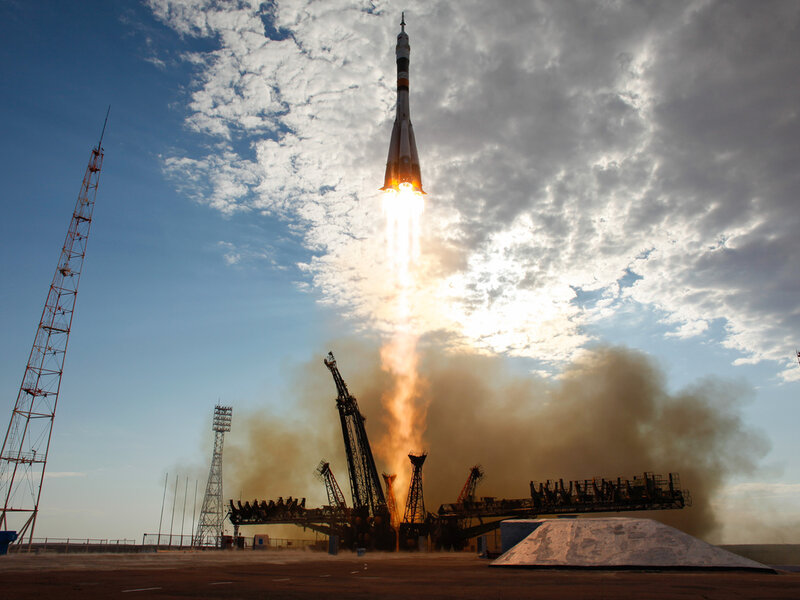 Rocket Launch — Blue, Dramatic, Morning