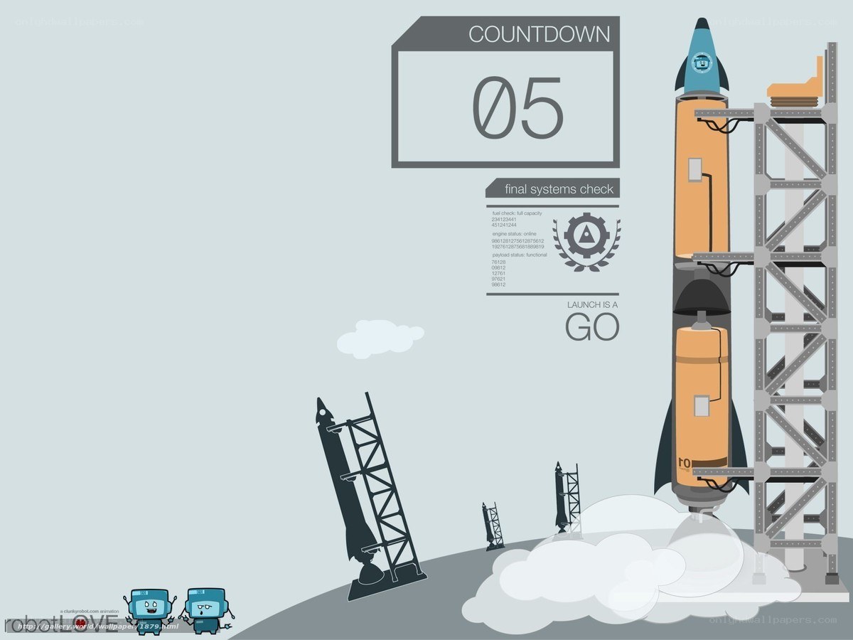 Rocket launch countdown