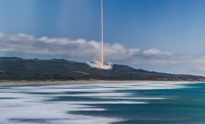 Rocket Launch from Coast
