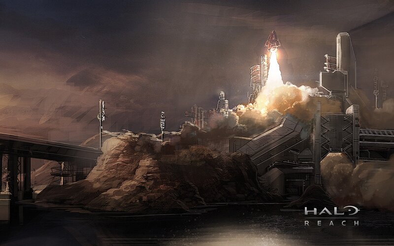 Rocket Launch from Platform
