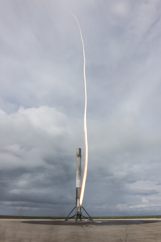Rocket Launch — Gray, Dramatic, Afternoon
