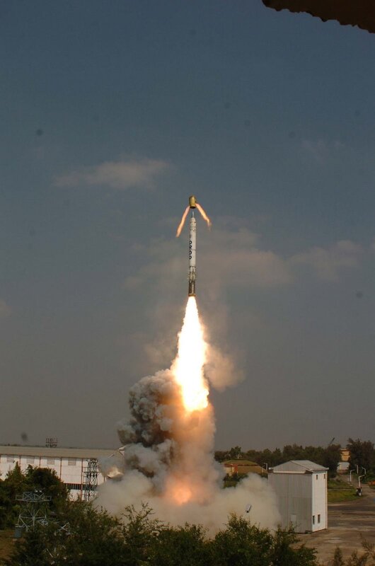Rocket Launch — Gray, Dramatic