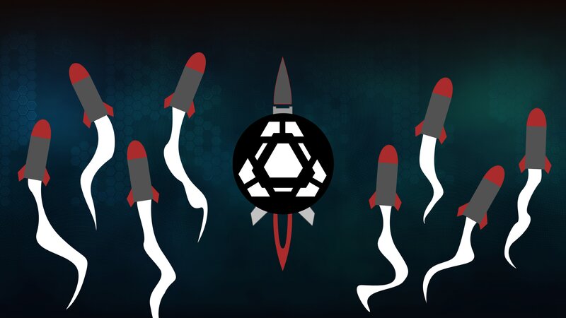 Rocket Launch Illustration