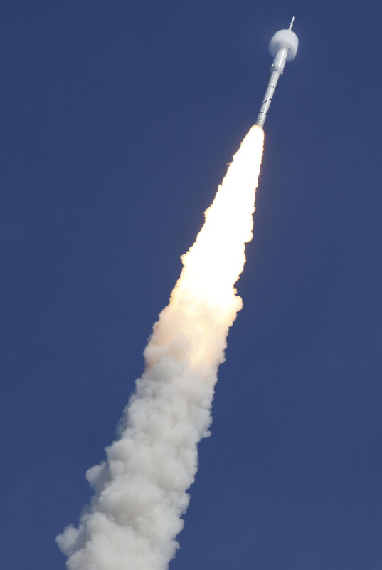 Rocket launch into space