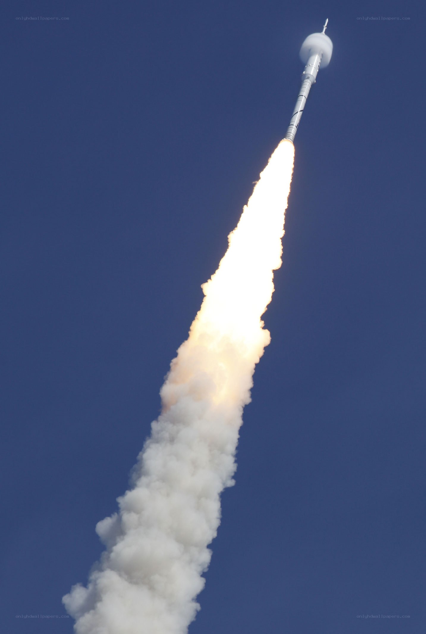 Rocket launch into space