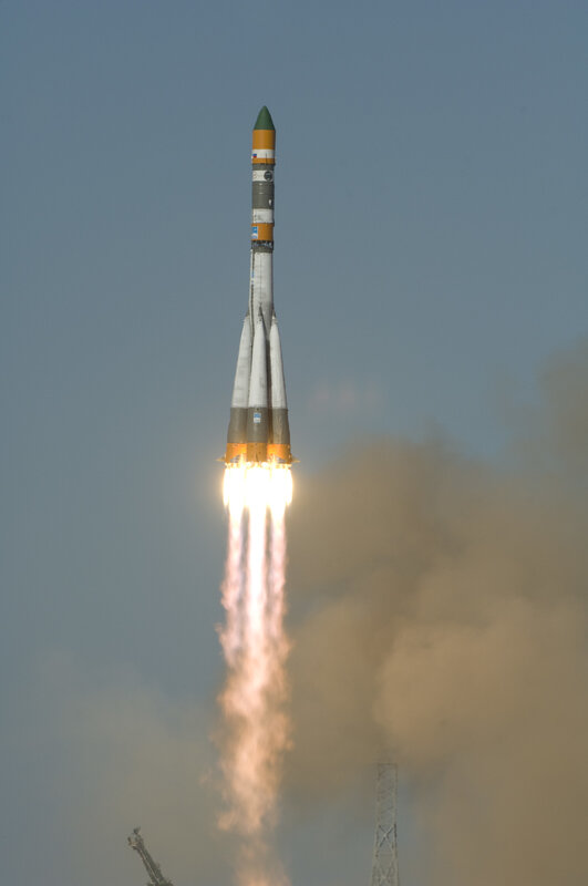 Rocket launch into space