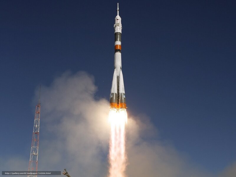 Rocket launch into space