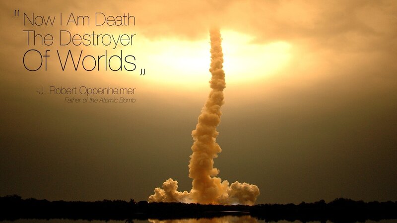 Rocket Launch — Yellow, Dramatic, Sunset, Photograph, Smoke