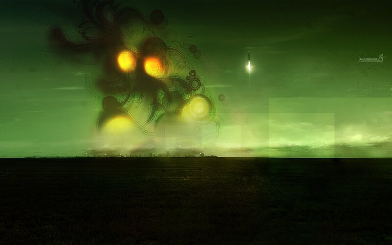 Rocket Launching at Night