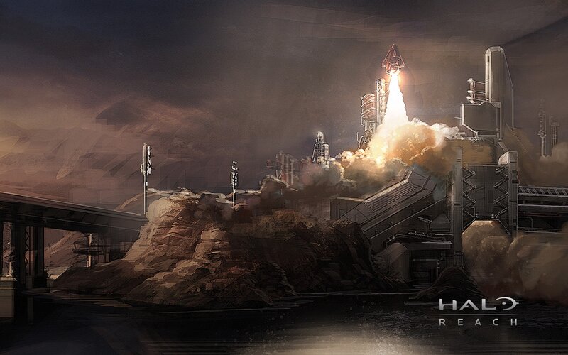 Rocket Launching from Platform