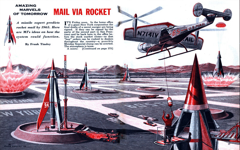 Rocket Mail System Concept