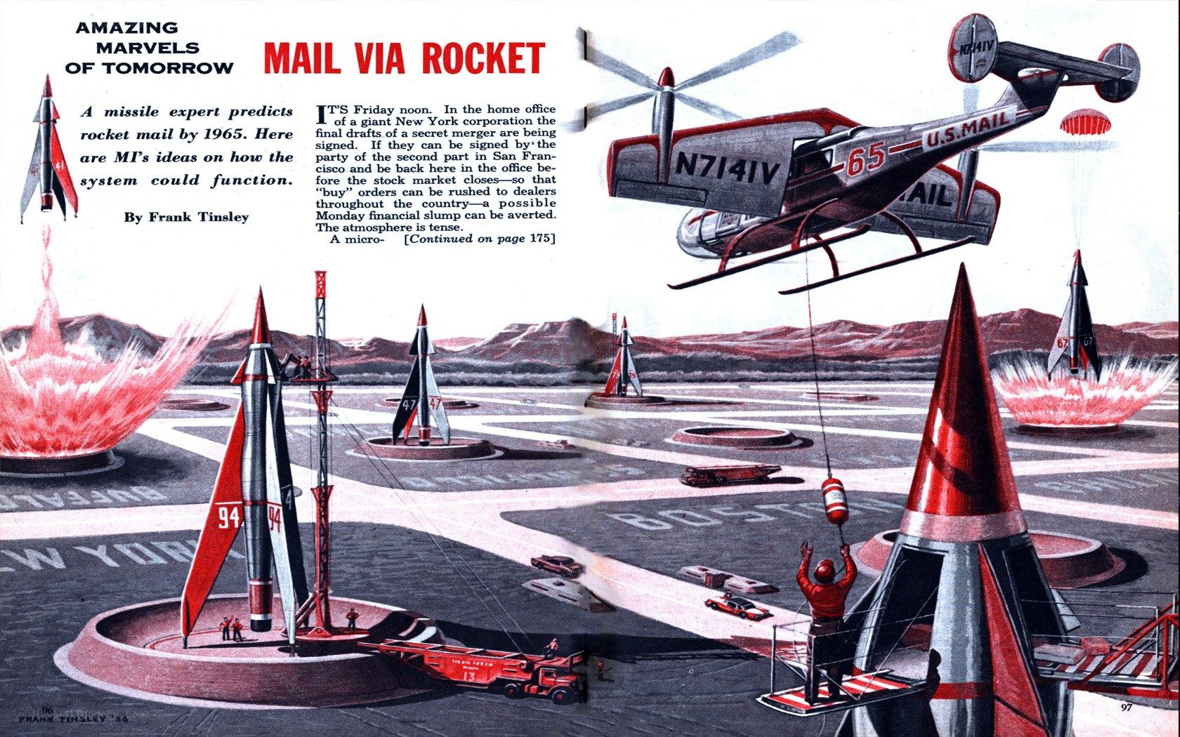 Rocket Mail System Concept