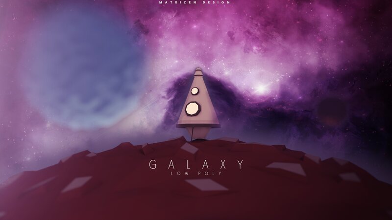 Rocket on Alien Planet — Purple
