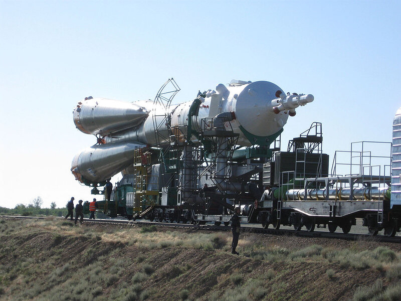 Rocket on Train