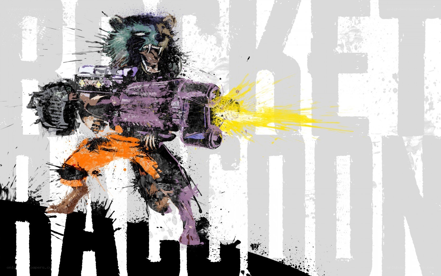 Rocket Raccoon in action