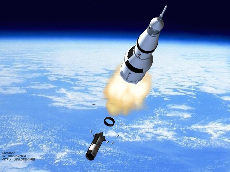 Rocket Staging in Space
