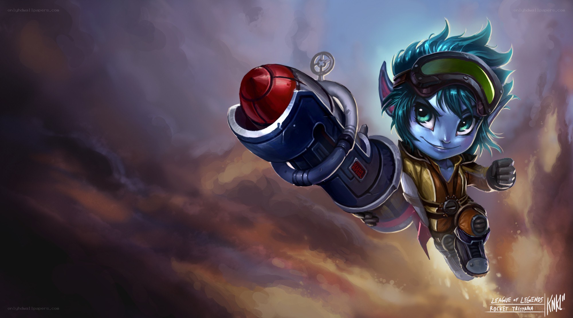 Rocket Tristana in flight