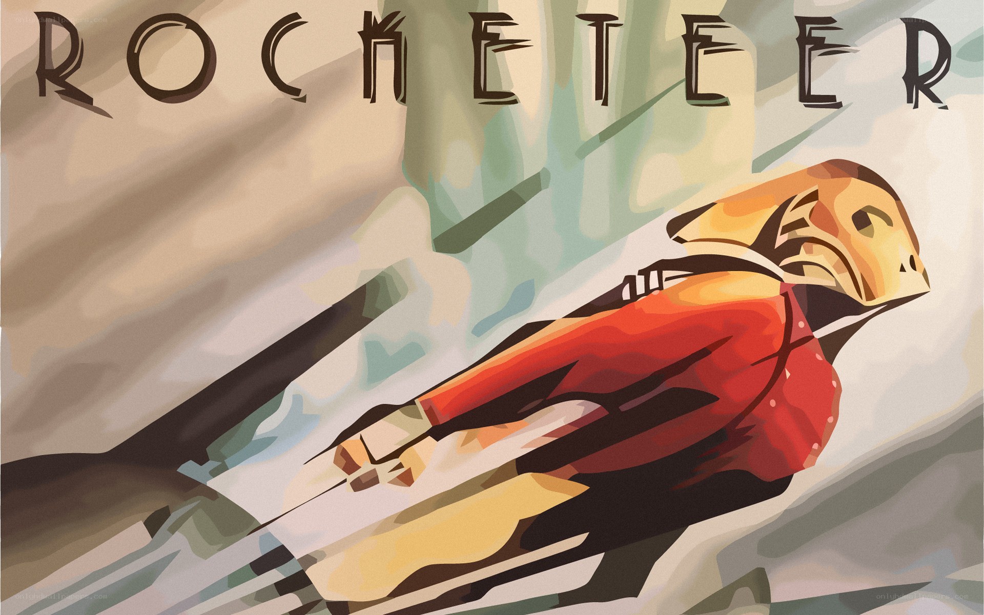 Rocketeer character illustration