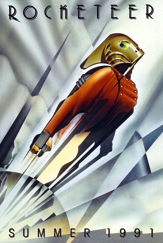 Rocketeer Character — Orange, Dramatic