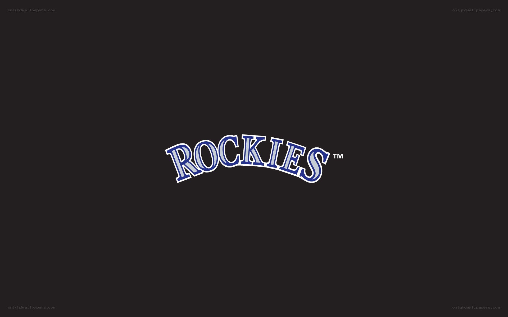 Rockies logo on black